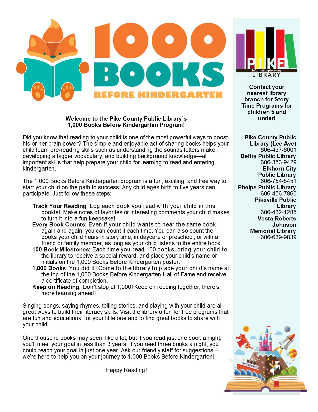 1K Books Before Kindergarten